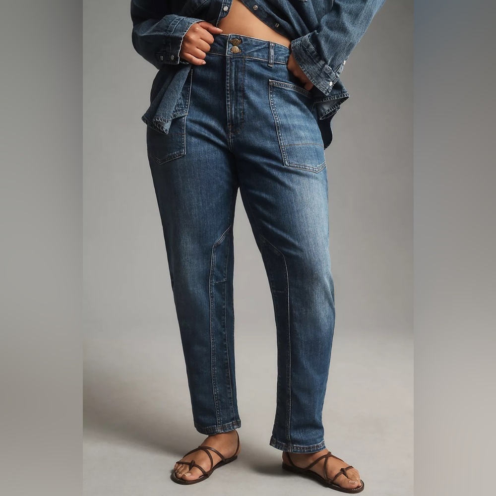 Anthropologie Pilcro The Wanderer Mid-Rise Relaxed Jeans Sz 30